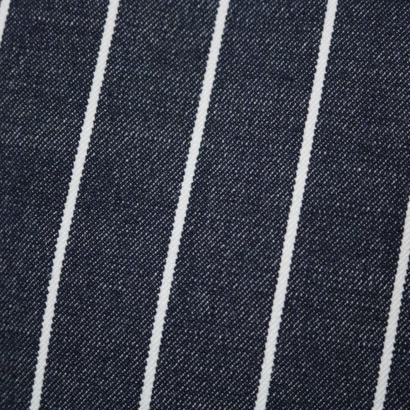 Gap Signature Skinny Ankle Pants Blue White Striped Stretch‎ 12 x 27 - Picture 11 of 12